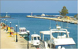 Georgioupolis: Port and entrance - Copyright (c) 2007 Ingo H. Dietrich Georgioupolis: Port and entrance - Copyright (c) 2007 Ingo H. Dietrich