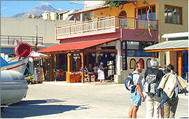 Plakias: Main road - Copyright (c) 2006 Ingo H. Dietrich