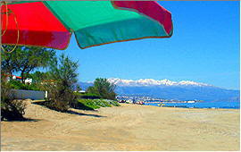 Adelianos Campos: Westward view from the beach - Copyright (c) 2006 Ingo H. Dietrich