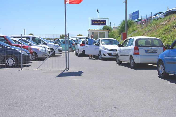 Beim Eurocars-Parkplatz