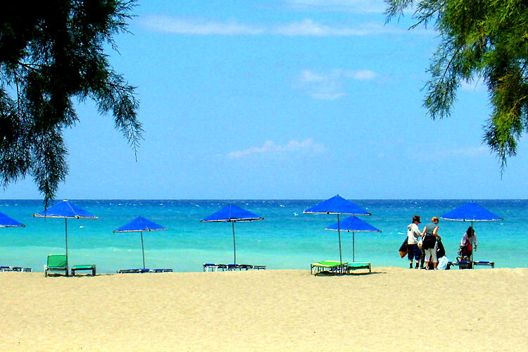 Plakias: Central beach