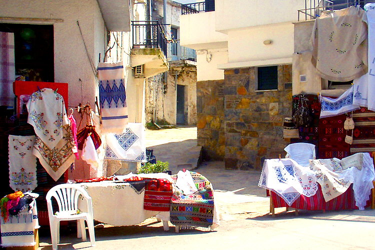 Anogia: Woven goods