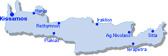 Kastelli Kissamos: Site Map