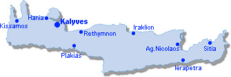 Kalyves: Site Map